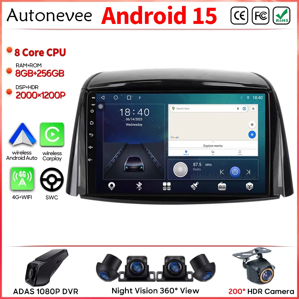 Android 15 Car Radi…
