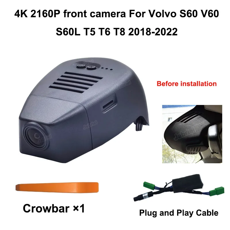 4K واي فاي لخطاب فيديو السيارات لفولفو S60 V60 S60 LT5 T6 T8 2010 2011 2012 2013 2024 2015 2016 2017- 2024 2025