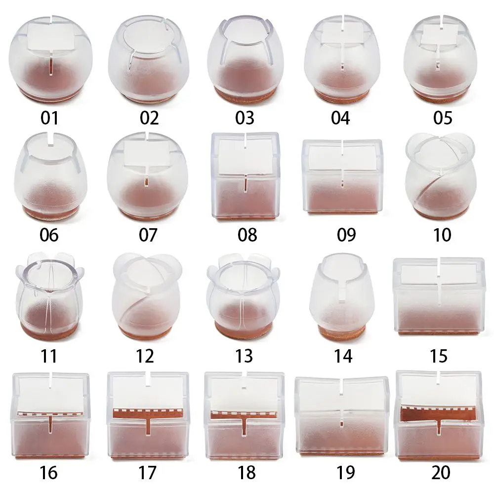 12 шт./партия, силиконовые накладки на ножки стула