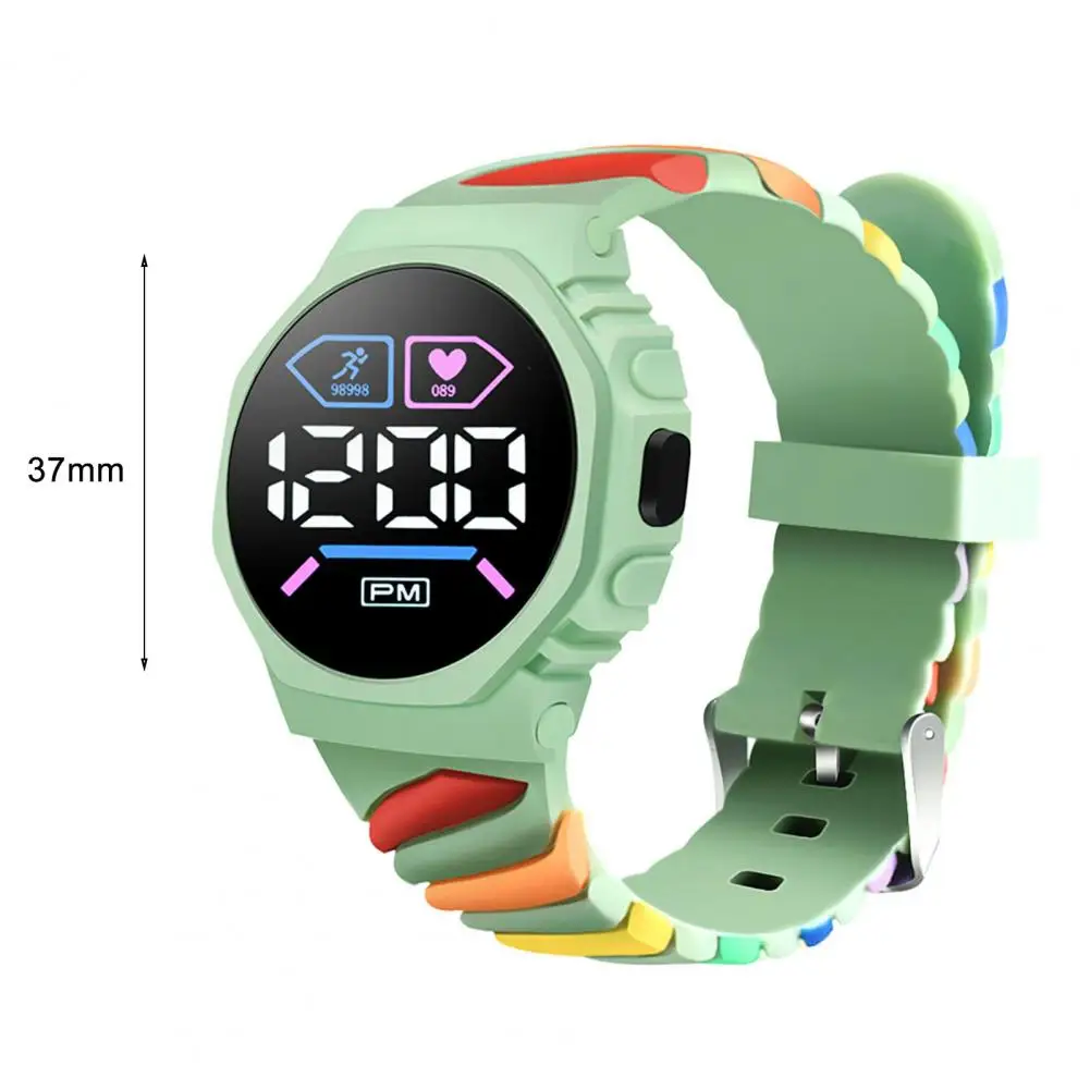 New Outdoor Sports Electronic Watch Silicone Watch Strap LED Electronic Watch Student LED Digital Watch