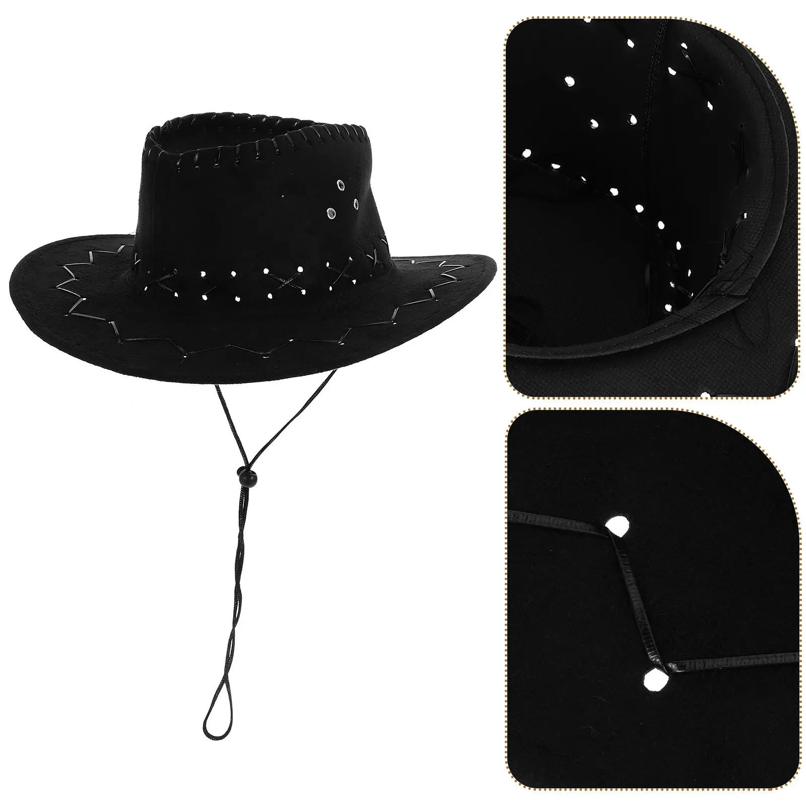 

Unisex Kids Cowboy Hat Western Cowgirl Party Hat Lightweight Wide Brim Adorable Design Perfect for Outfits and Cosplay