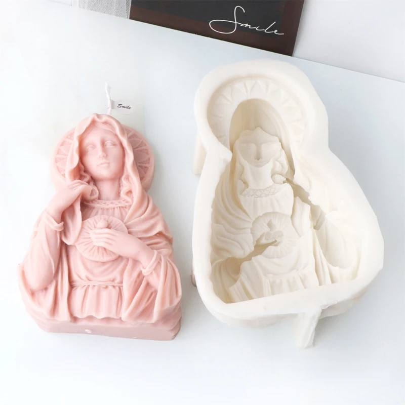 Holy Mother Silicone Mold Soap DIY Handicraft Supplies