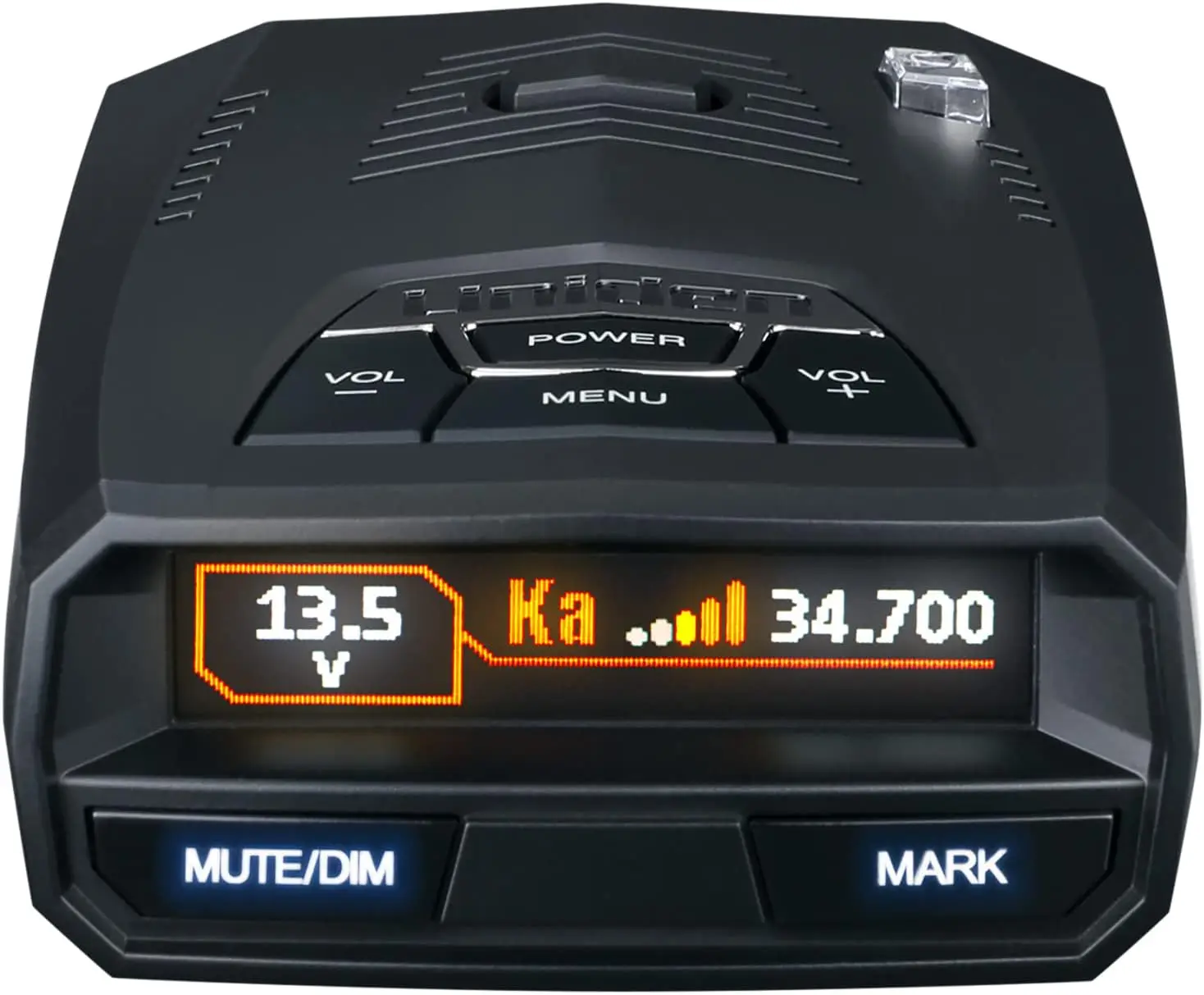 R4 Extreme Long-Range Laser/Radar Detector, Record Shattering Performance, Built-in GPS w/AUTO Mute Memory, Voice Alerts