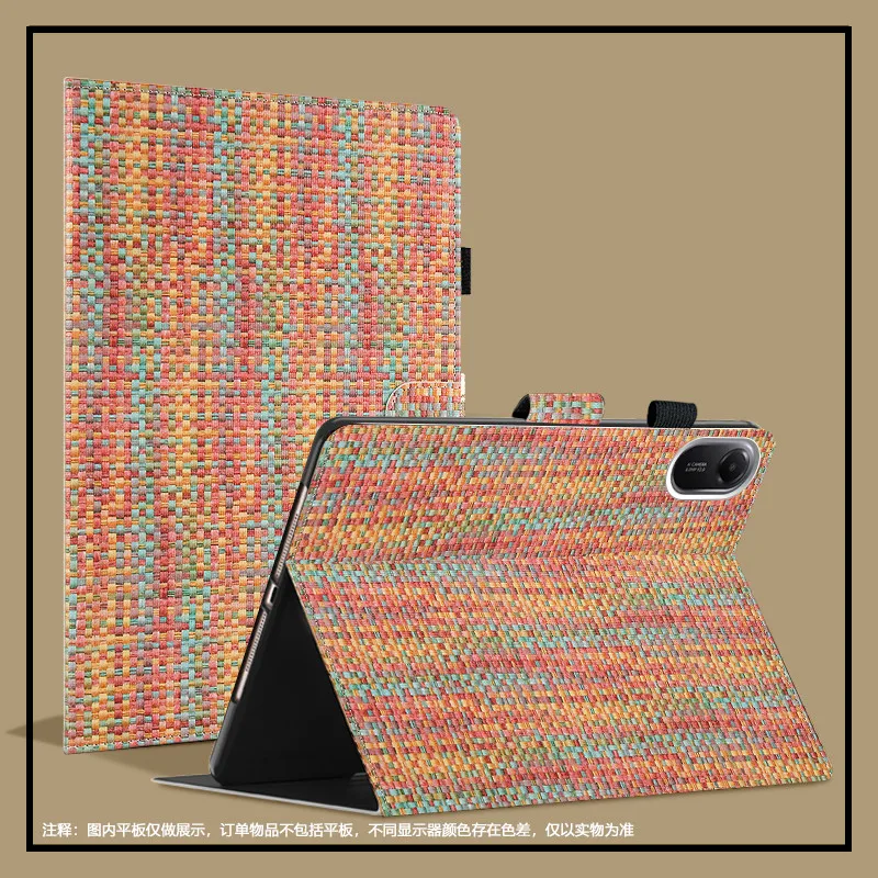 

Тканевый тканевый чехол для Redmi Pad 2 11 дюймов 2025 SE 11 Pad 10,61 Xiaomi Pad 7 5 6 Pro 11 Защитный чехол с тройной подставкой и пряжкой