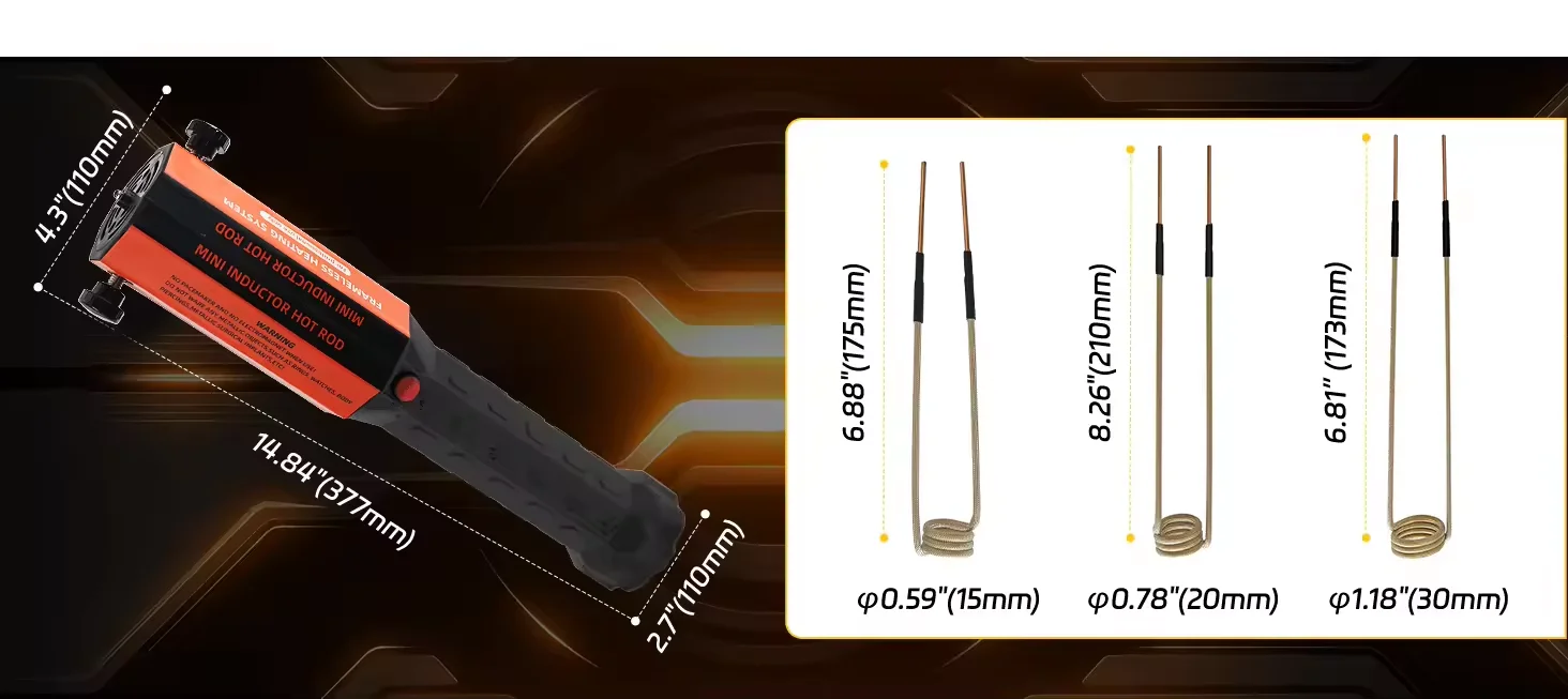 Appareil de démontage de vis rouillée à induction rapide électromagnétique Portable sans flamme, vente en gros