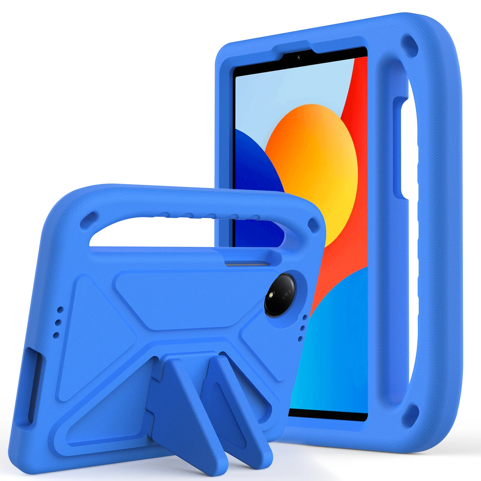 OligCase pour enfants pour Xiaomi Redmi Pad SE 4G, support de déclinaison intégré, housse avec support à main, protection antichoc, 2024 pouces, 8.7