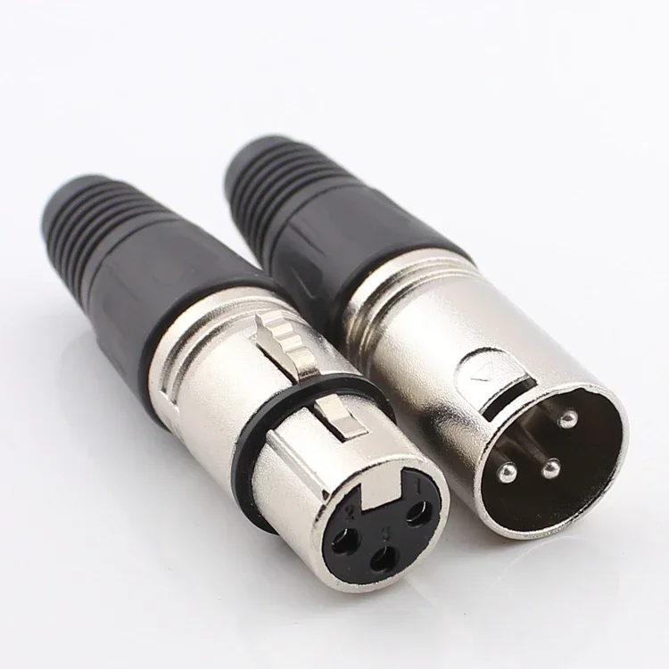 5pcs 3-core Swiss XLR 3-core male card faucet XLR male microphone plug 3-core male female XLR head