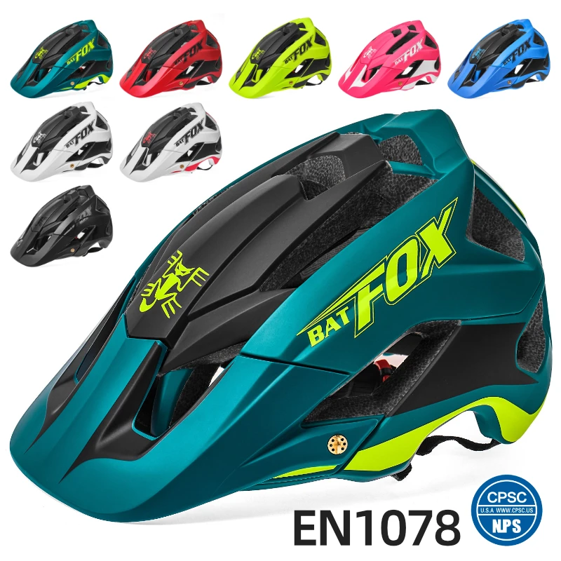 

BATFOX New Unisex Helmet Mountain Cycling MTB Bicycle Helmet capacete ciclismo Ultralight Mountain Bike Helmets casco ciclismo