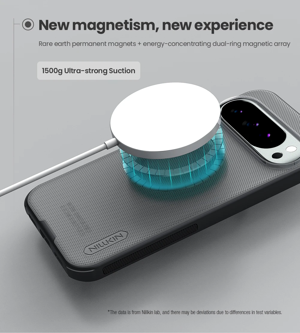 Nillkin – etui do Google Pixel 11, 10 Pro XL/10 Pro/10/9 Pro/9 5G, matowe, z magnetycznym uchwytem, kompatybilne z MagSafe, ochronne etui na tył telefonu. — zdjęcie produktu 2
