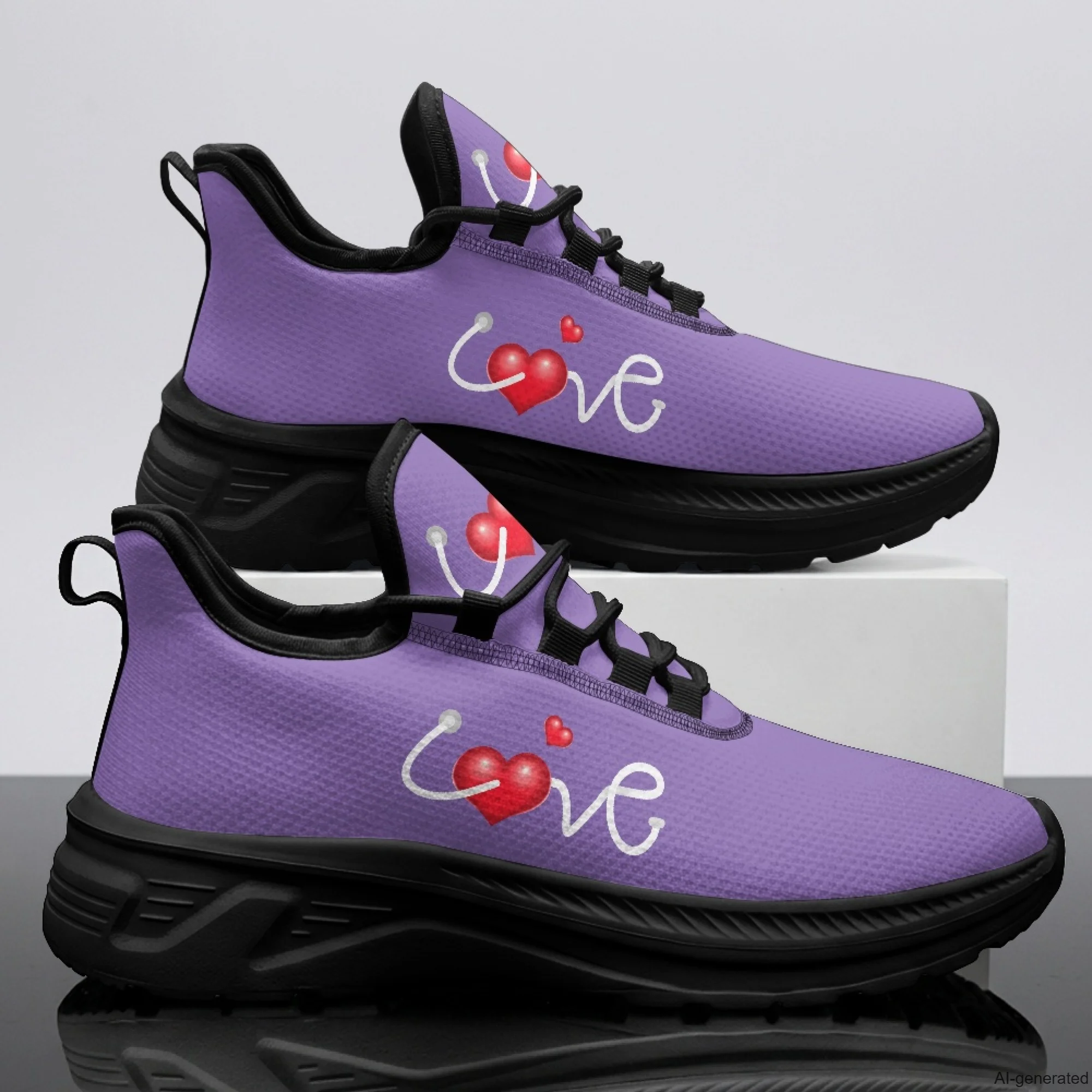 XIXIRIMIDO Womens Walking Shoes Nurse Shoes Nurse Sneakers Mens Gym Sports Casual Fashion Shoes Nurse Pattern Shoes 35-48