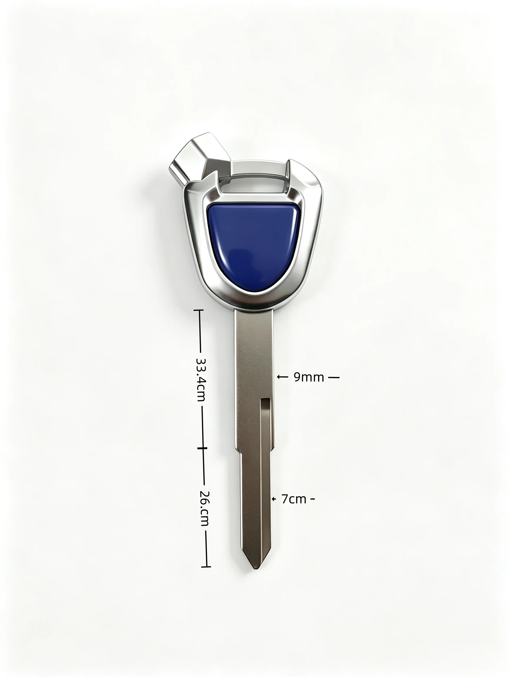 Motorcycle Key for Honda PCX125 WH110 SCR100 150 LEAD125 AirBlade125 Key Blank Zinc Alloy Anti-Theft Magnet Spare Key Motorcycle