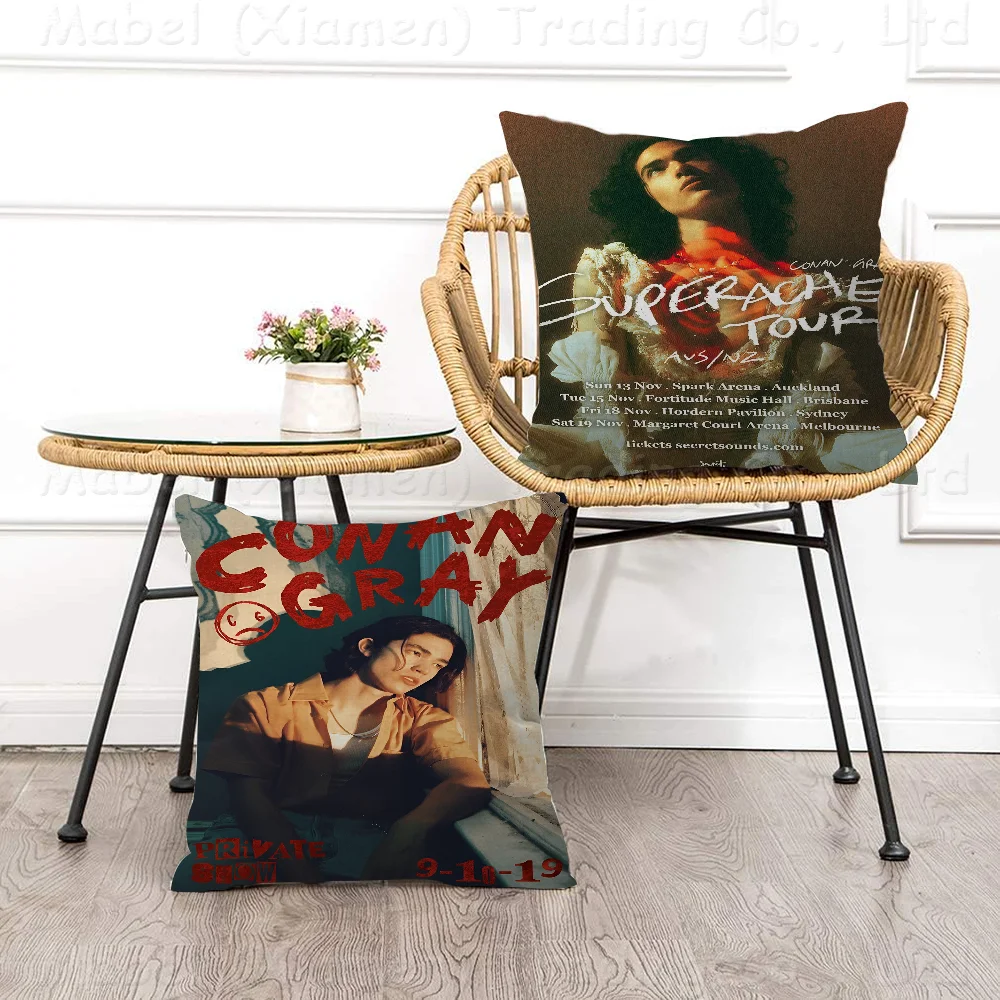 

Pop Singer C-Conan G-Grays Pillowcase Toon Gift Cushion Cover Bedroom Home Sofa Chair Seat Decor Pillow Case