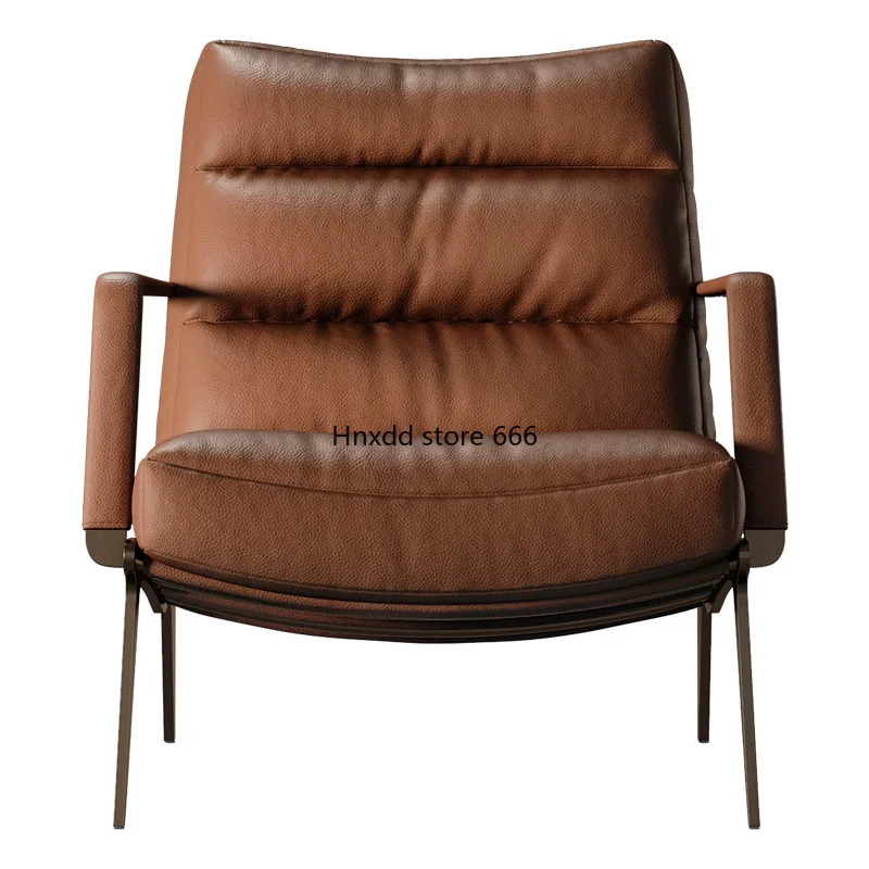 Leisure chair villa whole house custom living room series, Italian single sofa