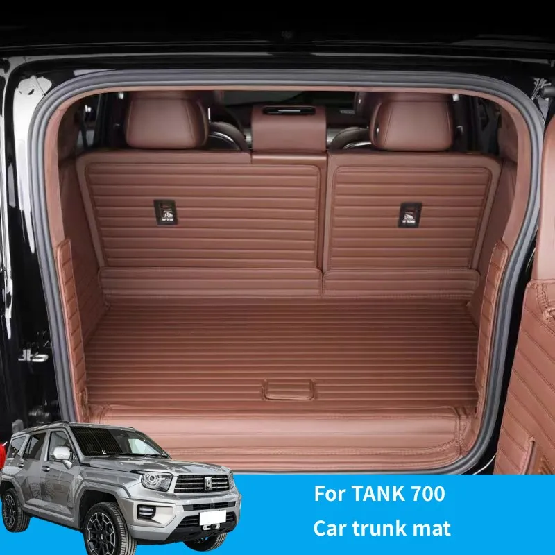 

Кожаный защитный коврик для багажника автомобиля, устойчивый к загрязнениям и царапинам защитный коврик для Great Wall GWM WEY Tank 700 2024 2025
