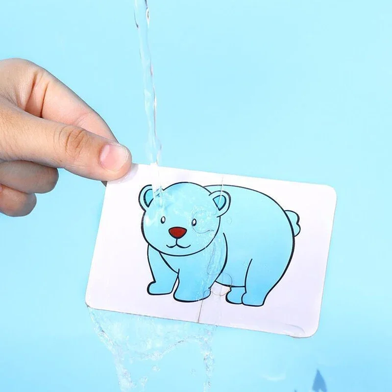 Puzzle dla dzieci ze zwierzętami dla maluchów 1 2 3 lata Chłopcy Dziewczynki Nauka Zwierząt Karty Pamięci Gra w Dopasowywanie Zabawki Edukacyjne dla Dzieci