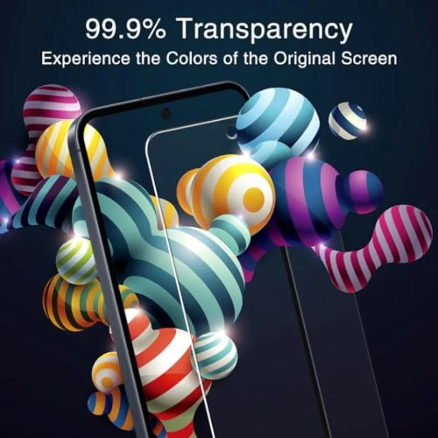 KAREEN 2 + 2 حزمة واقي شاشة لهاتف سامسونج جالاكسي A36 5G طبقة من الزجاج المقسى مع واقي عدسة الكاميرا 9H هاردن مضاد للخدش