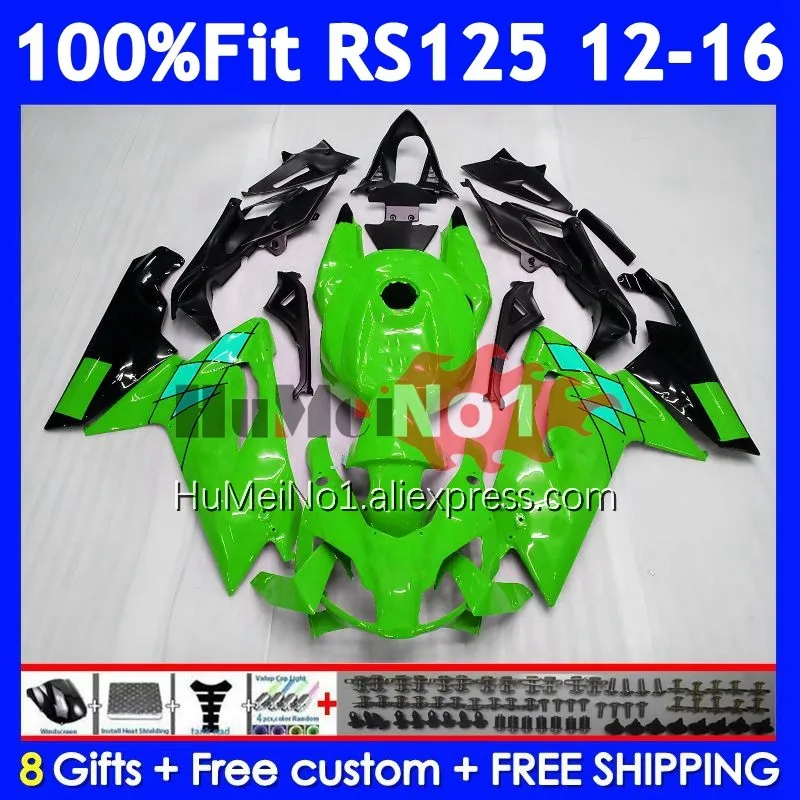 Injection Kit For Aprilia RS-125 RSV125 R RS125 12 13 14 15 16 313No.118 RS Light green 125 2012 2013 2014 2015 2016 OEM Fairing