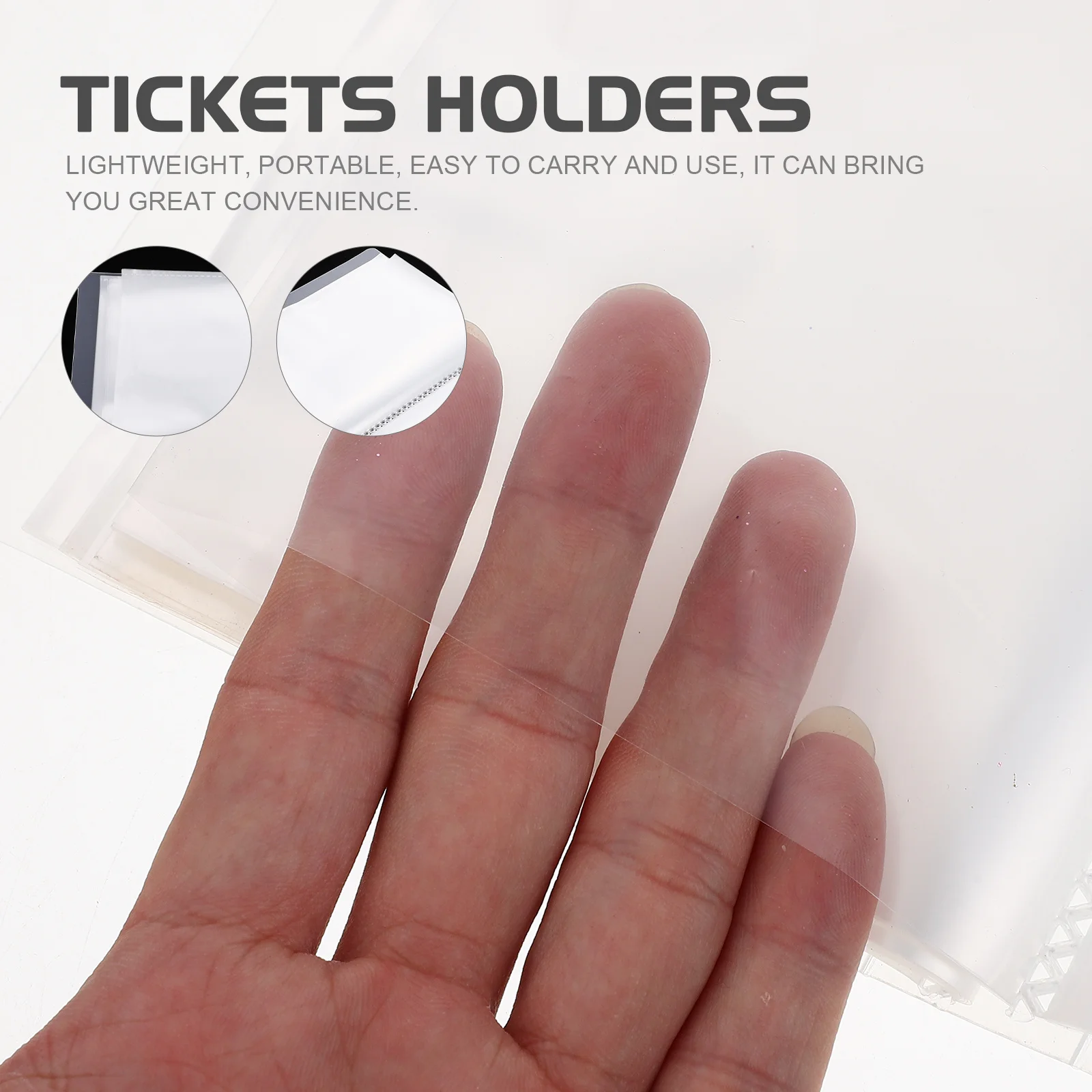 

4pcs A6 File Folder Portable Frosted Shell Design Multi-Layer Storage For Documents Receipts Tickets Bills Plastic Photos