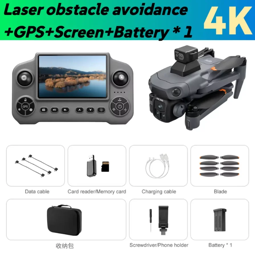 Lenovo GPS Drone V918 Max 4K Professionele HD Camera Fotografie Borstelloze Opvouwbare Quadcopter Laser Obstakelvermijding Drone