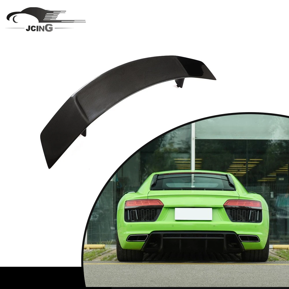 DRY CARBON FIBER Rear Trunk Spoiler R8 V10 Coupe 2016-2018