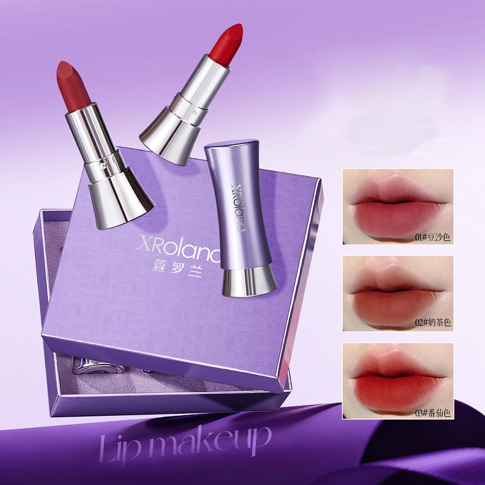 

3Pcs/Sets Lipstick Lip Makeup Velvet Matte Lipstick Make-up for women Lip Stick Moisturizing Matte Lip Gloss Lips Cosmetics