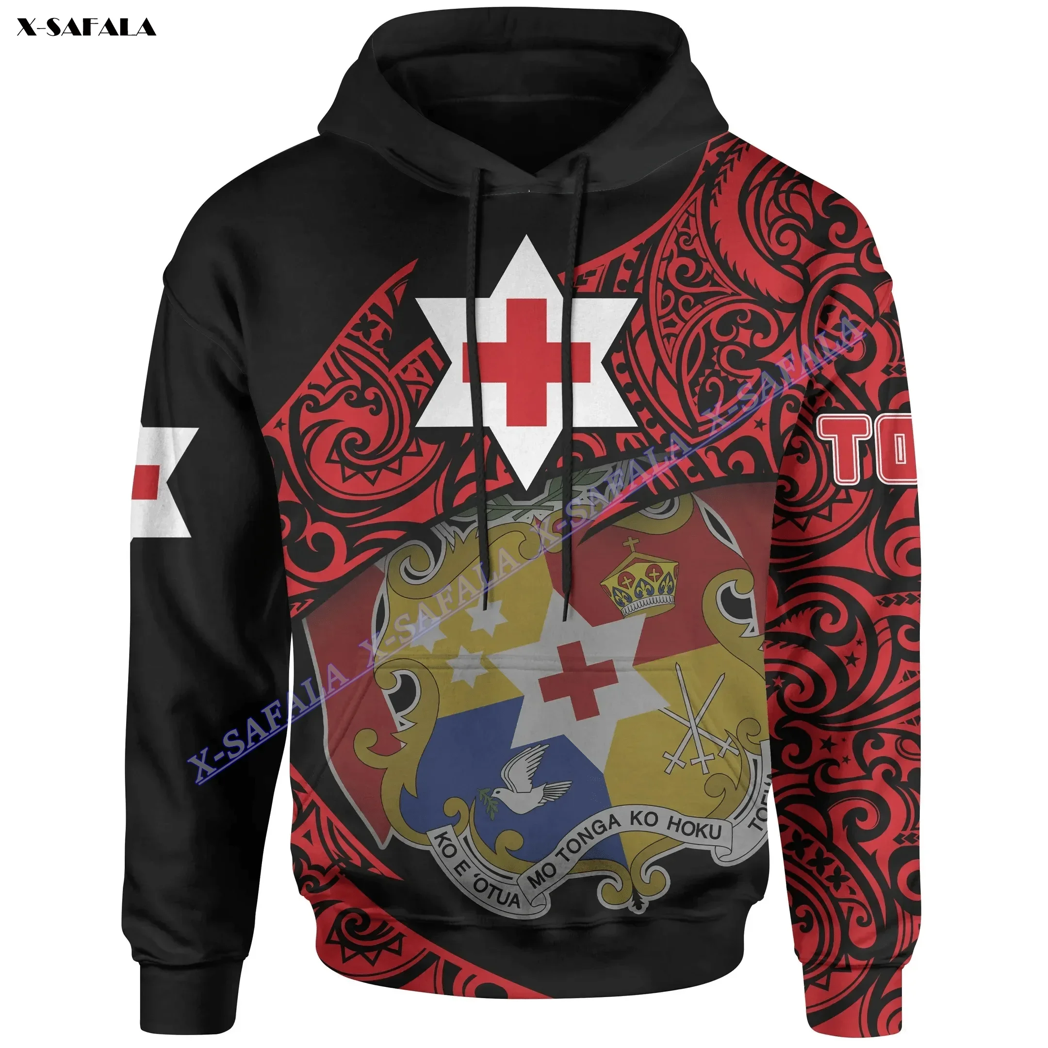 2024 Style New Zealand Tonga 3D Printed Hoodie Men Shirt Pullover Jumper Hooded Jersey Tracksuits Outwear Coat