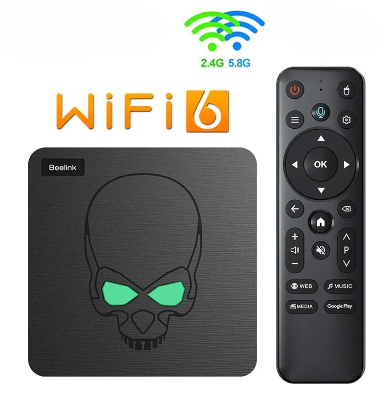 

GT King Set TV Box Android 9.0 Amlogic S922X Hexa-core G52 MP6 Graphics 4GB LPDDR4 64GB ROM WiFi 6 Bluetooth 4.1 4K 75hz