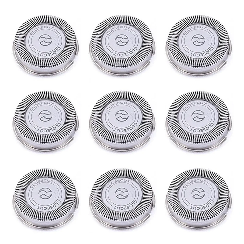 9 sztuk gลowic wymiennych SH30 do golarek Philips Norelco z serii 3000, 2000, 1000 i S738, z trwaลymi, ostrymi ostrzami