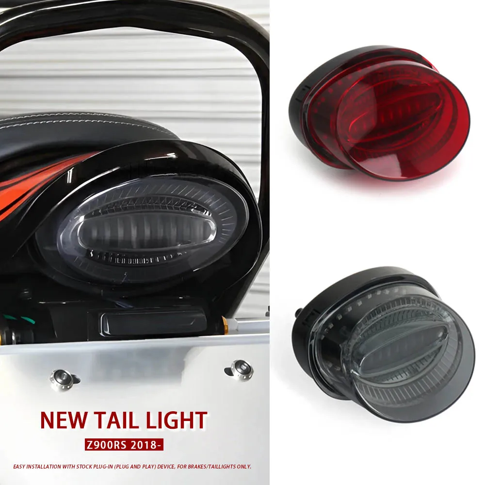

2018- Taillight Plug and Play Motorcycle LED Rear Warning Brake Light Waterproof Tail Light For KAWASAKI Z 900 RS Z900RS Z900 RS