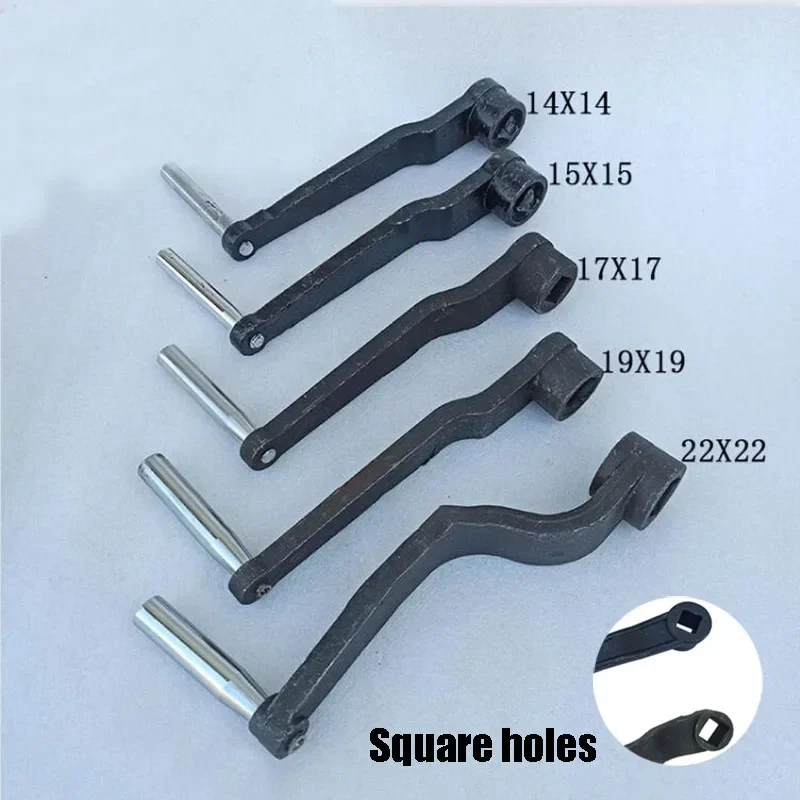 Gimbal Lifting Rocker para Torno Machine Crank Fittings Buracos Quadrados