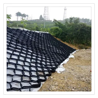 Geogrid Geocel per finitrice Geocell a nido d'ape HDPE ad alta resistenza per la protezione della pendenza Retainisci la costruzione stradale della parete