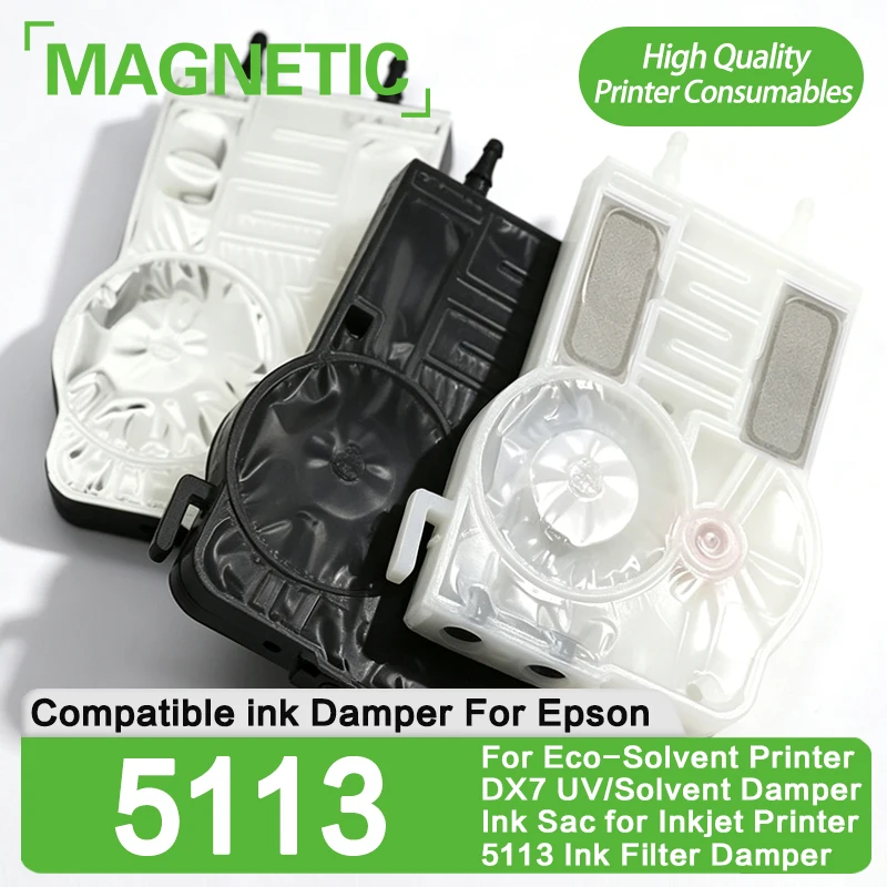 5113 DX7 Ink Damper Dumpe For Epson DX7 5113 Ink Damper UV Eco Solvent Ink Damper For Eco Solvent 5113 Printer Dampers Filters