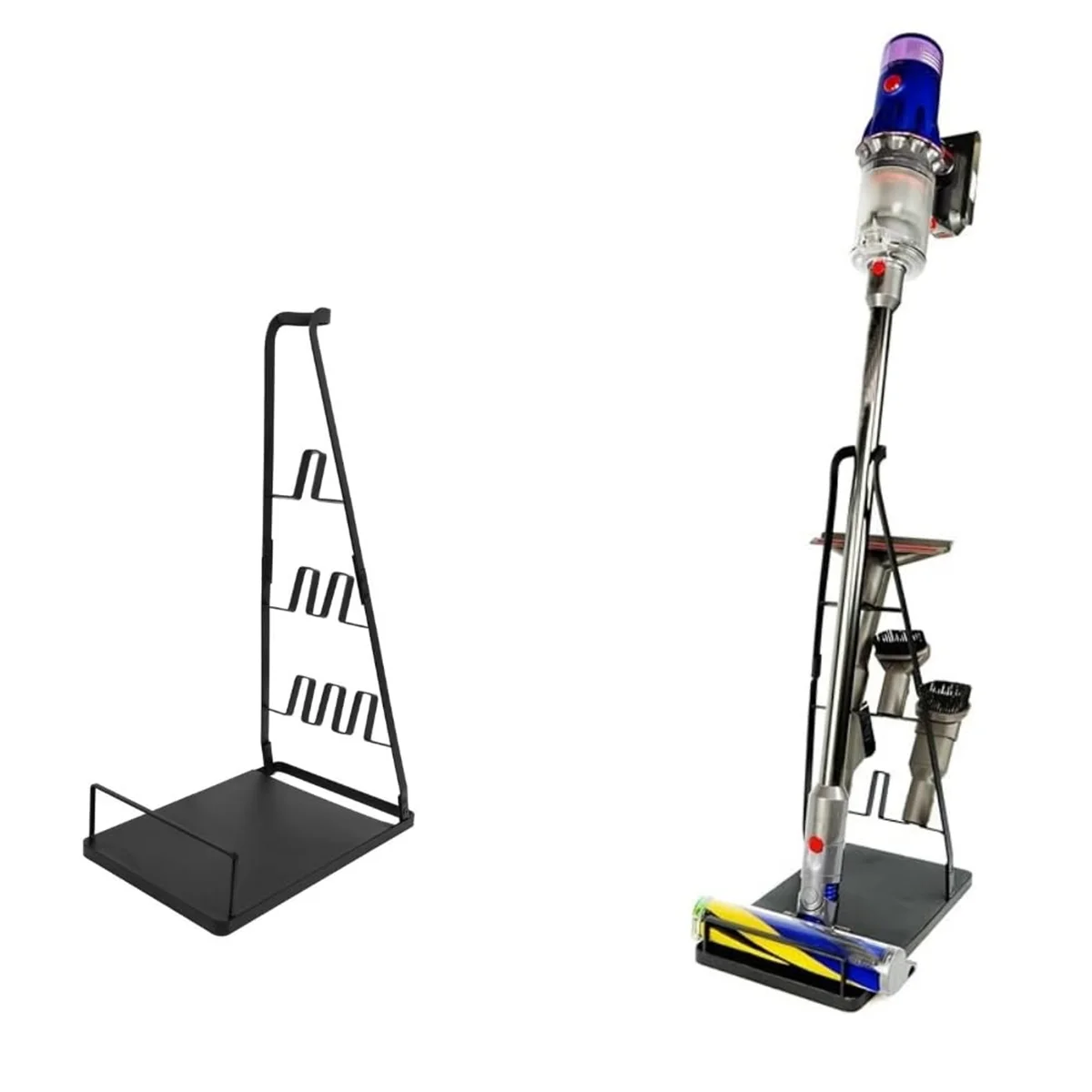 

NEW Vacuum Cleaner Bracket Holder Floor Stand Storage Brush Shelf Cleaner Parts Brush Tool Storage Holder Black