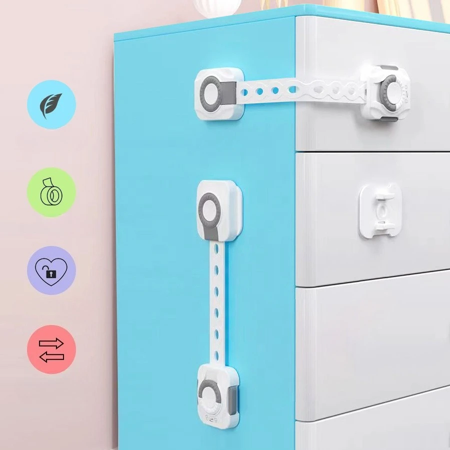 

Multi-functional Child Drawer Safety Lock Baby Anti-clip Cabinet Door Toddler Kids Lock Drawer Lock Protection Security Supplies