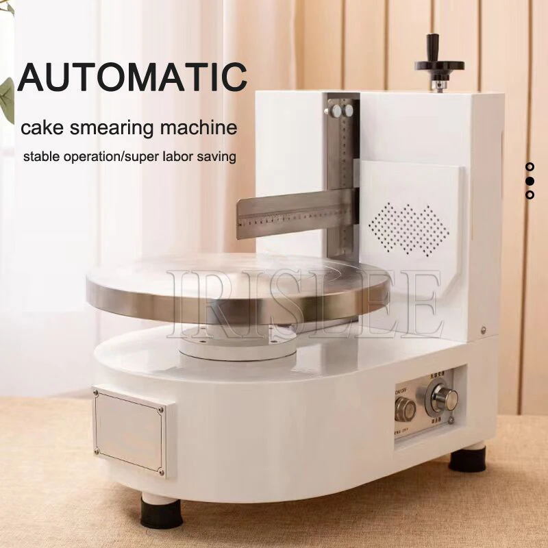 Automatic Round Cake Cream Coating Filling Machine Cake Bread Cream Decoration Spreader Machine for Birthday