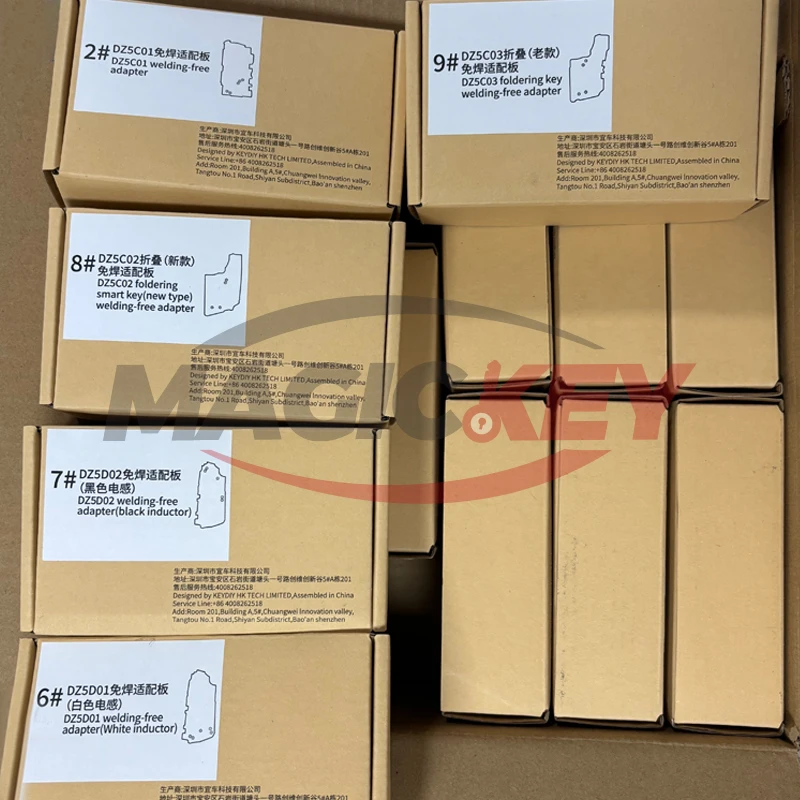2026 NUOVO Adattatore Keydiy per BMW BDC2 BDC3 BCP VAG MQB49 5C 5D, Adattatore a Morsetto Senza Saldatura per Scheda Circuito, 12 Pezzi, compatibile con KD-X4