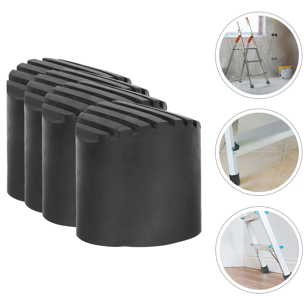 

4Pcs Non-Slip Ladder Foot Protectors Wear-Resistant Stable Stand Practical Accessory Ladder Feet Cover Retractable Stairs Pads