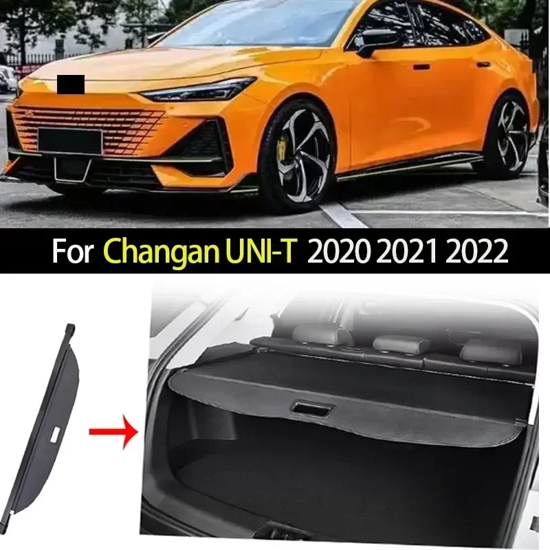 Car Trunk Cargo Cover for Changan UNI-T 2020 2021 2022 Auto Parts Privacy Retractable Waterproof Cargo Cover Auto Accessories