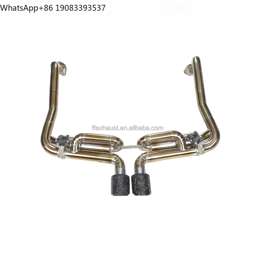 

Highly Recommend Titanium Exhaust for Porsche 718 Cayman 2.0T 2.5T Valved Muffler Valvetronic Exhaust Pipe