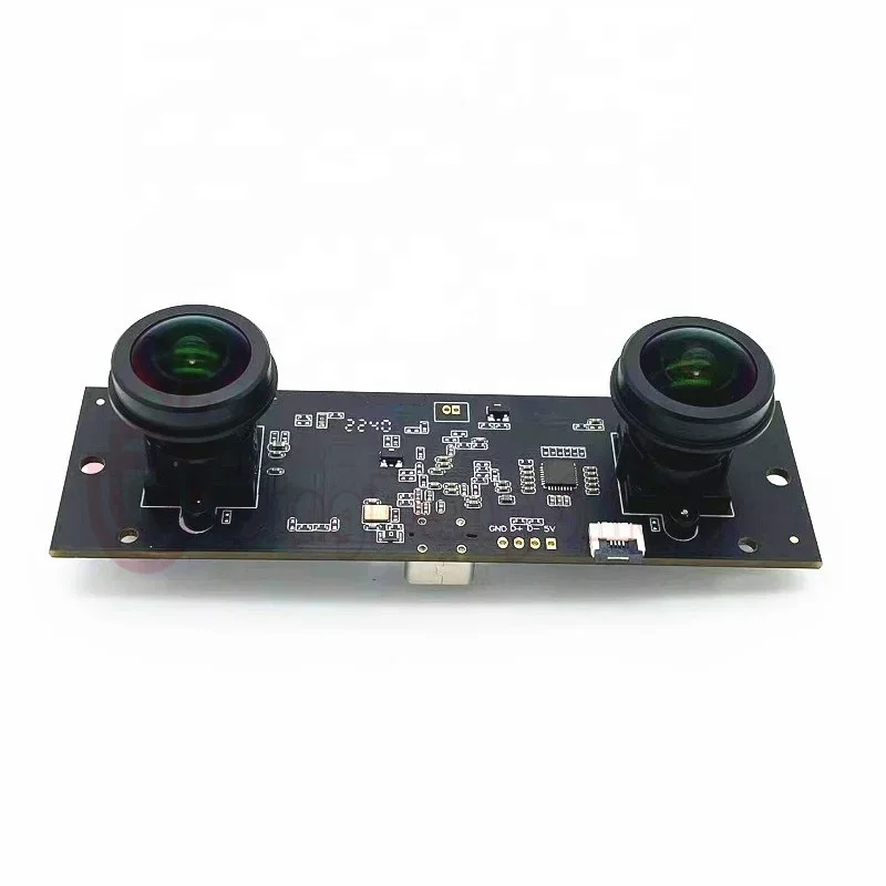 3D Stereo Camera Free Driver 3840x1080P Fisheye Dual Lens Synchronization USB3.0 Camera Module for Robot Vision