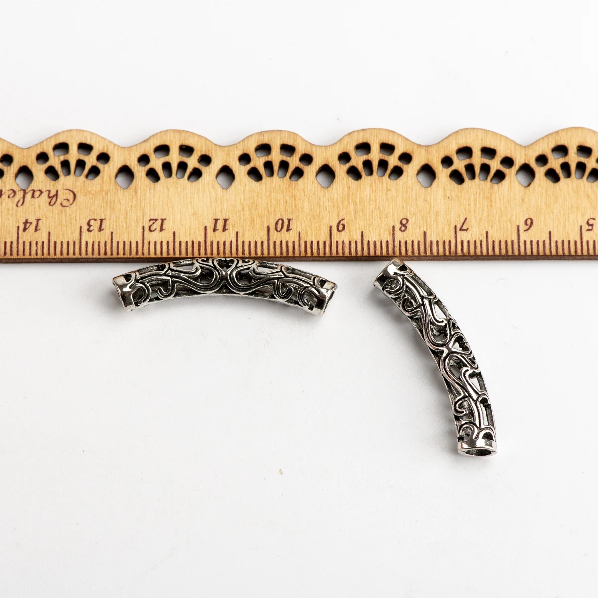 Jewelry finding & components diy make up accessory silver-plate bead Carve patterns handmade diy bracelet necklace #JZ324