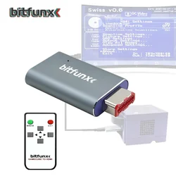 Bitfunx GC2HDMI GC Digital Video Adapter AV to HDMI™ Convertor Line Doubler Scanline for Nintendo Gamecube DOL-001 Game Console