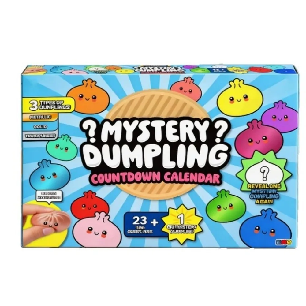 

Soft Mystery Dumpling Advent Calendar Slow Resilience Fidget Dumplings Decompression Anxiety Relief Sensory Squeeze