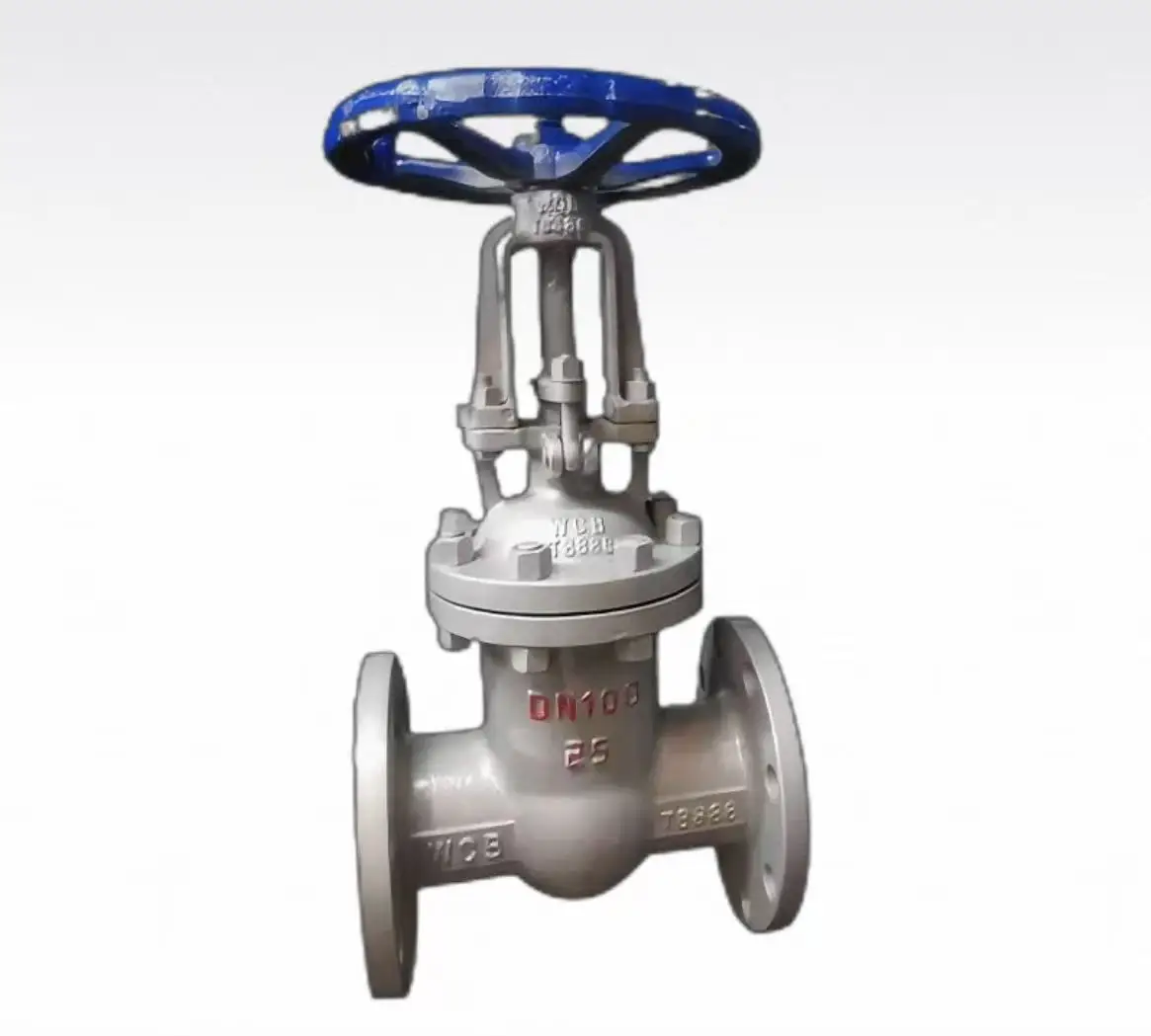 JIEXCIN High Temperature Cast Steel Flange Gate Valve Z41H Manual Angle Structure DN15-DN800 1 Year Warranty