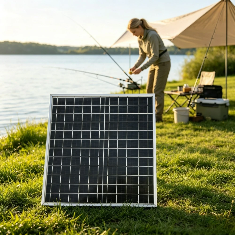 Portable Solar Generation Kit 12W Monocrystalline Panel Aluminum Shell PWM Charge Controller with Clip Wires Off Grid Outdoor