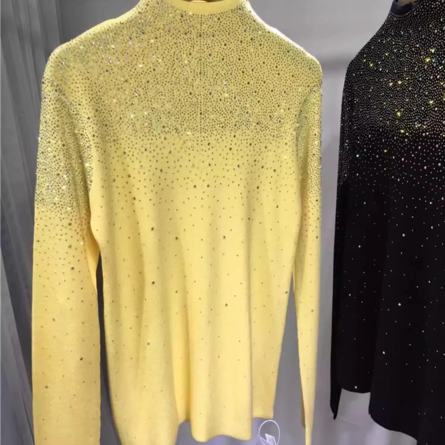 

Autumn/winter Knitted Sweater Women'sturtle Neck Slimming Thickened Base Layer Top For Heavy M2-300lbs