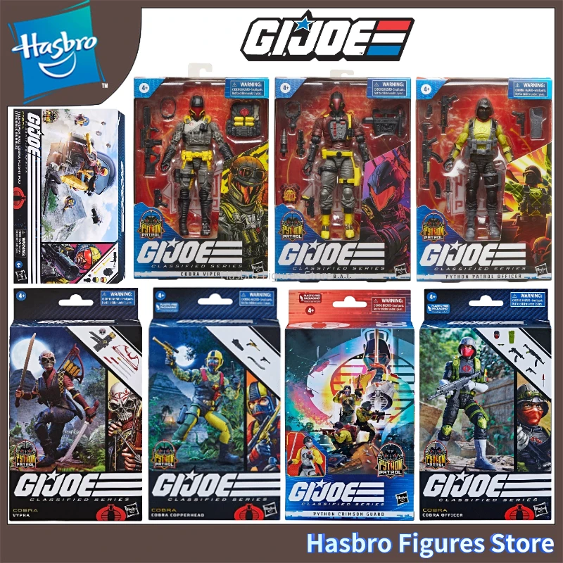 In Stock Hasbro G.I.JOE Classified Series Python Patrol B.A.T. COBRA VIPER Patrol Officer VYPRA Crimson Guard Etc Action Figure