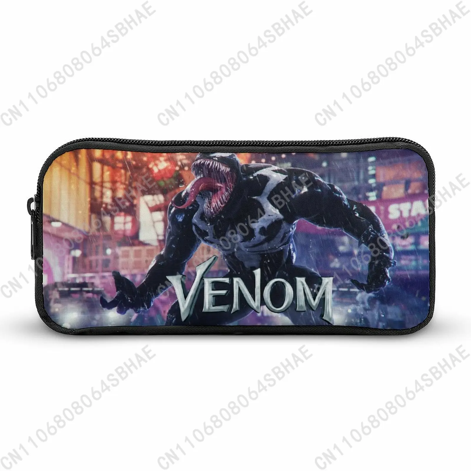 

Marvel Venom Pencil Case Teens Custom Pattern Simple Pen Bag School Stationery Pouch Personalized Zipper Bag Cosplay