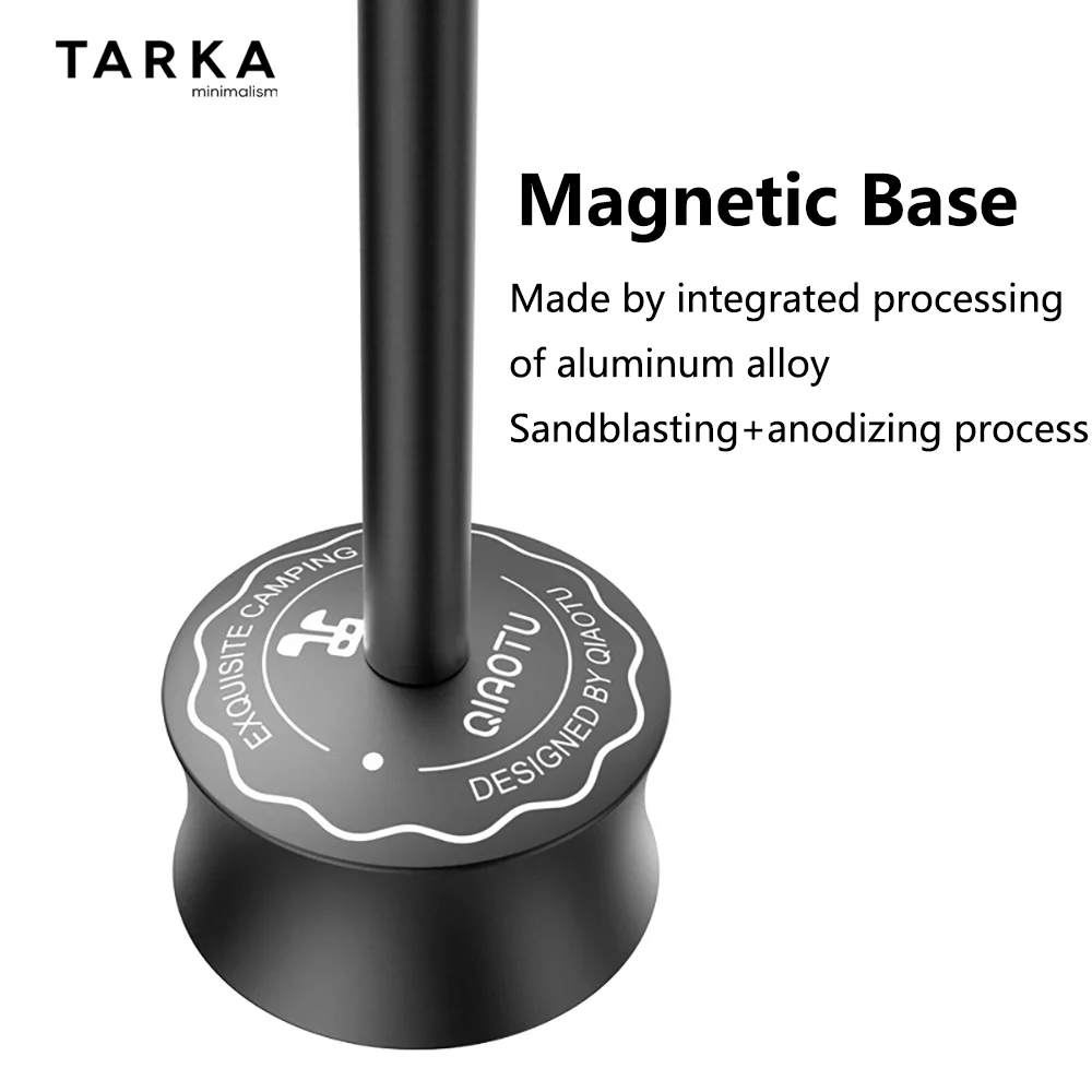 Nuevo soporte para linterna de Camping, perchas de luz con Base magnética, soporte de luz de escritorio desmontable ultraligero, accesorios de mesa IGT