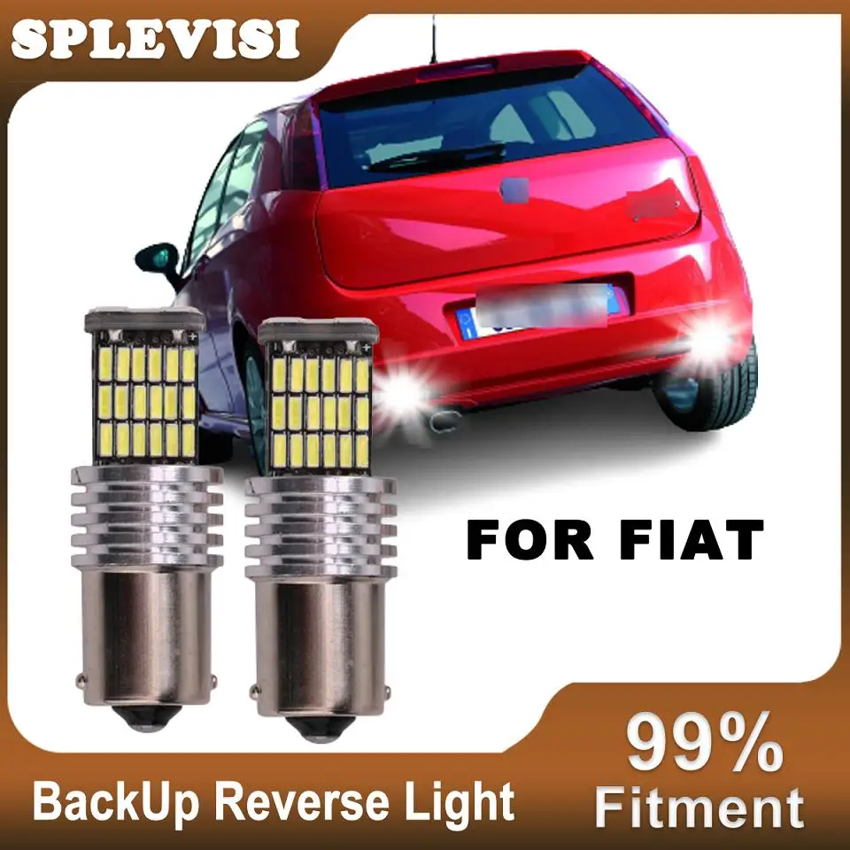 

2pcs LED Reverse Light Blub P21W BA15S Canbus No Error Backup Lamp For Fiat Grande Punto Idea Palio Panda Punto Sedici Siena